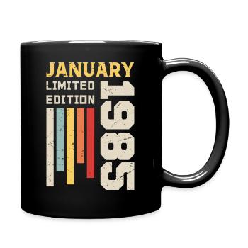 January 1985 - January 1985 Birthday Gift - Full Colour Mug - black - Right