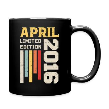 April 2016 - Birthday gift April 2016 April - Full Colour Mug - black - Right