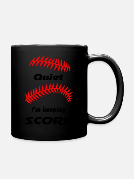 QUIET i'm keeping Score - Mug uni - noir