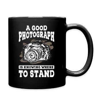 Good Photographer - Full Colour Mug - black - Right
