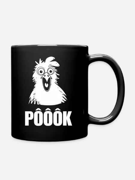 Chicken surprise - Full Colour Mug - black