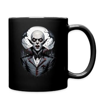 un vampire souriant 11 - Mug uni - noir - Droite