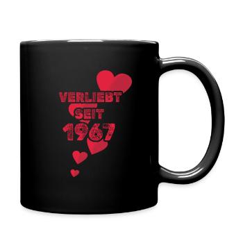 Verliebt 1967 - Tasse einfarbig - Schwarz - Rechts