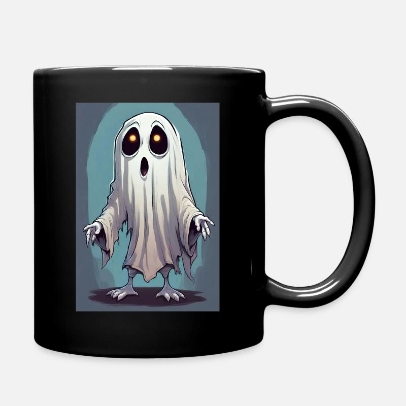 Frightened sprite - Full Colour Mug - black