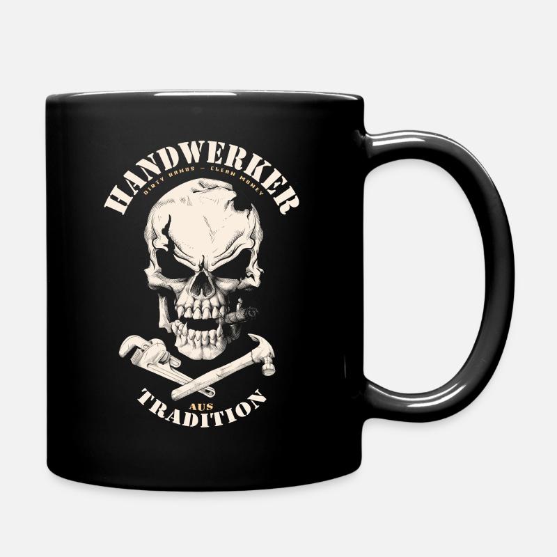 Handwerker - Tasse einfarbig - Schwarz