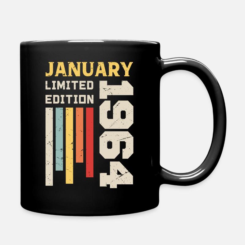 Januar 1964 - Januar 1964 Geburtstagsgeschenk - Tasse einfarbig - Schwarz