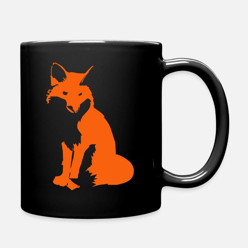Renard - Mug uni - noir