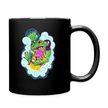 Illustration79 1Frogo 1 - Full Colour Mug - black - Right