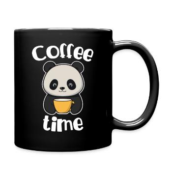 Panda Coffee Time - Full Colour Mug - black - Right