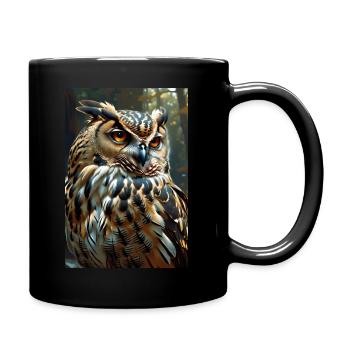 Wächter des Waldes - Tasse einfarbig - Schwarz - Rechts