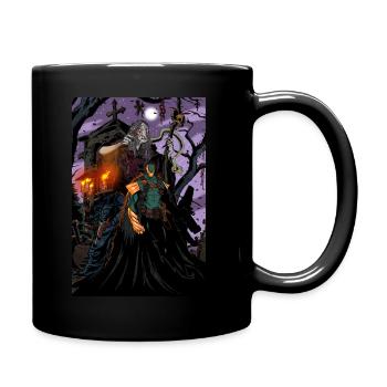 Seraphiel warrior of light - Full Colour Mug - black - Right
