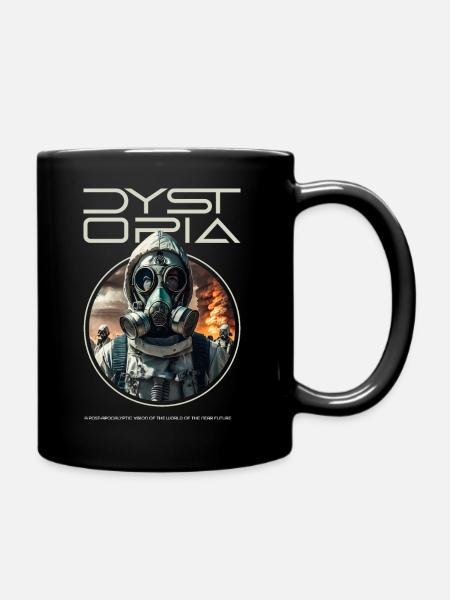 DYSTOPIE 4 - Tasse einfarbig - Schwarz