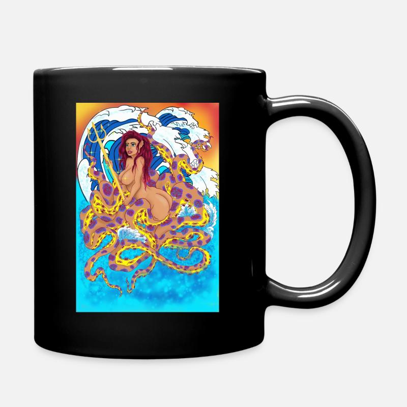 Octomermaid - Full Colour Mug - black