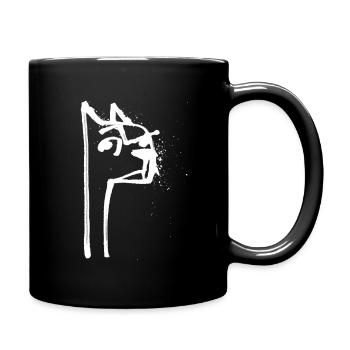 01 white - Full Colour Mug - black - Right