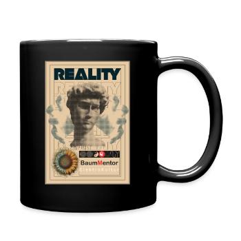BaumMentor Bild - Tasse einfarbig - Schwarz - Rechts