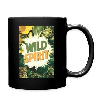 Jungle de l’ sauvage - Mug uni - noir - Droite