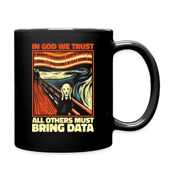 Daten Analyst - Lustiges Geschenk für Analytiker - Tasse einfarbig - Schwarz - Rechts