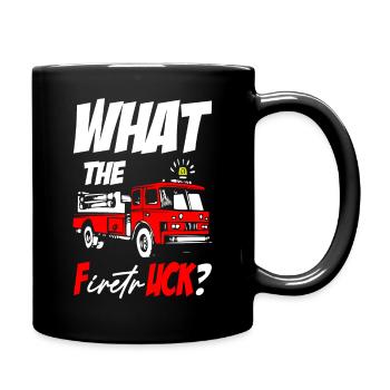 Qu’est-ce que le FiretrUCK Funny Fireman Fire Rescue - Mug uni - noir - Droite