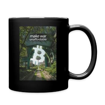 rendre la guerre inabordable - Mug uni - noir - Droite