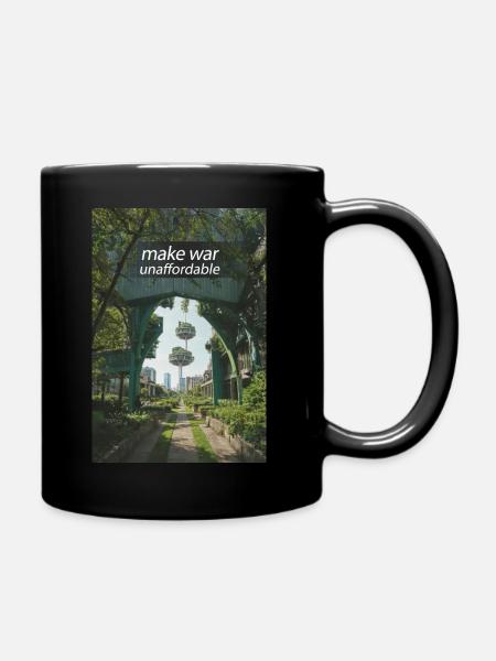 make war unaffordable - Tasse einfarbig - Schwarz