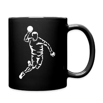 Motif Handball Player Gift - Full Colour Mug - black - Right