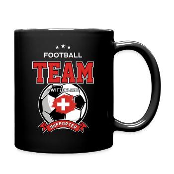 Suisse - Mug uni - noir - Droite