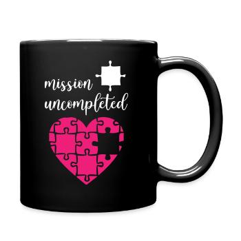 Mission Uncompleted Puzzle - Full Colour Mug - black - Right