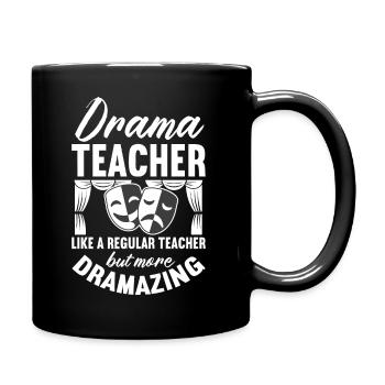 professeur d’art dramatique enseignant régulier dramazing design - Mug uni - noir - Droite