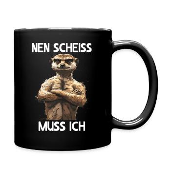 Meerkat mongoose mongoose I have to fuck - Full Colour Mug - black - Right