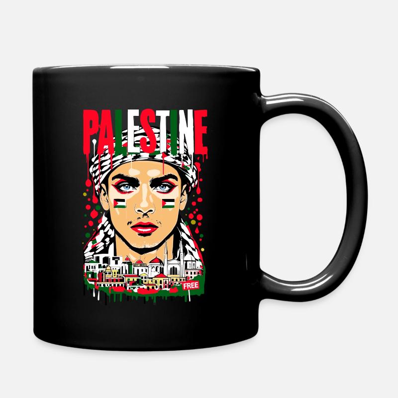 PALÄSTINER MANN - Tasse einfarbig - Schwarz