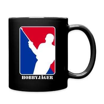 Hobby hunter - Full Colour Mug - black - Right