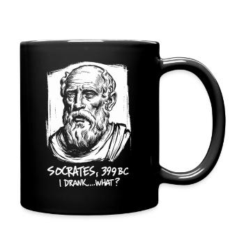 Une blague de Socrate pour les fans de philosophie - Mug uni - noir - Droite