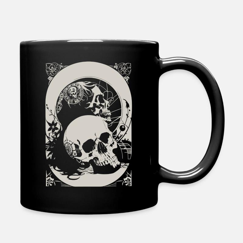 Skulls - Tasse einfarbig - Schwarz