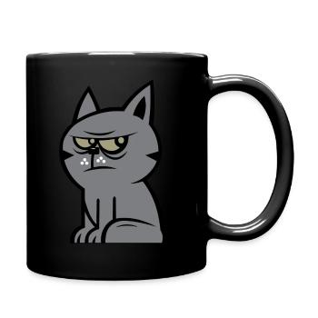 Bad Cat - Full Colour Mug - black - Right