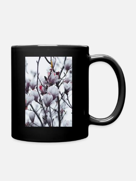Winters crossing - Tasse einfarbig - Schwarz