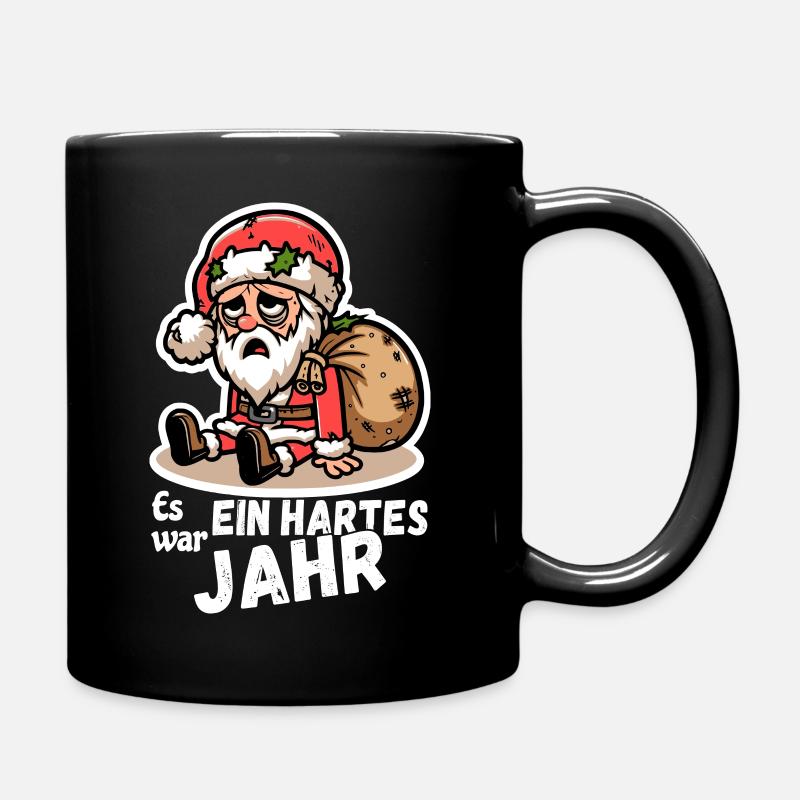 Drôle de Père Noël Dire - Mug uni - noir