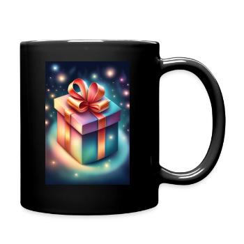 Cadeau surprise magique - Mug uni - noir - Droite