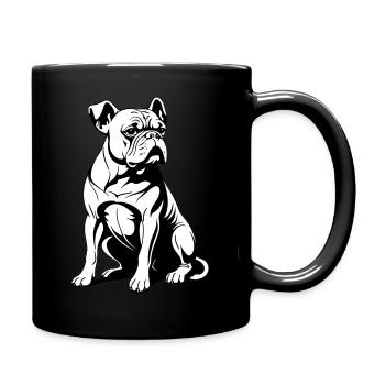 Bouledogue - Mug uni - noir - Droite