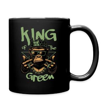 Golf - King Of The Green - Tasse einfarbig - Schwarz - Rechts