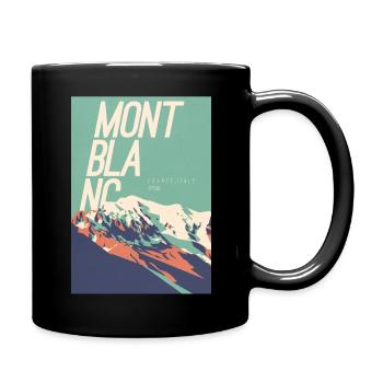 Mont Blanc Eleganz - Tasse einfarbig - Schwarz - Rechts