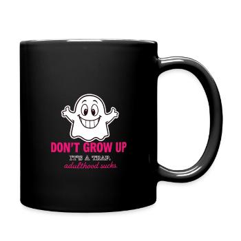 Don't grow up - Full Colour Mug - black - Right