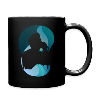 Chœur vocal - Mug uni - noir - Droite