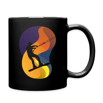 Wakeboarden Board - Tasse einfarbig - Schwarz - Rechts