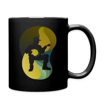 Countrymusic Folk Instrument - Tasse einfarbig - Schwarz - Rechts