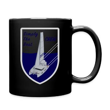 Kat blue - Tasse einfarbig - Schwarz - Rechts