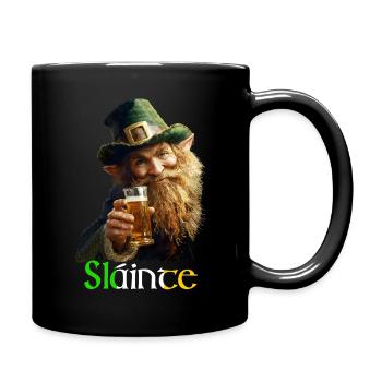 SLAINTE - SAINT PATRICK - un fheile padraig - Mug uni - noir - Droite