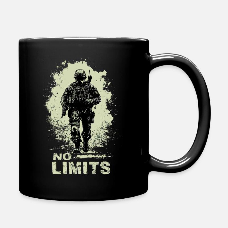 Warrior No Limits - Tasse einfarbig - Schwarz