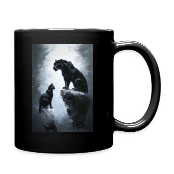 Powerful monochromatic Scene - Tasse einfarbig - Schwarz - Rechts