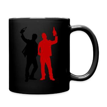 Drinking Team Party Crew - Tasse einfarbig - Schwarz - Rechts