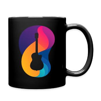 Guitare électrique Guitare guitariste - Mug uni - noir - Droite